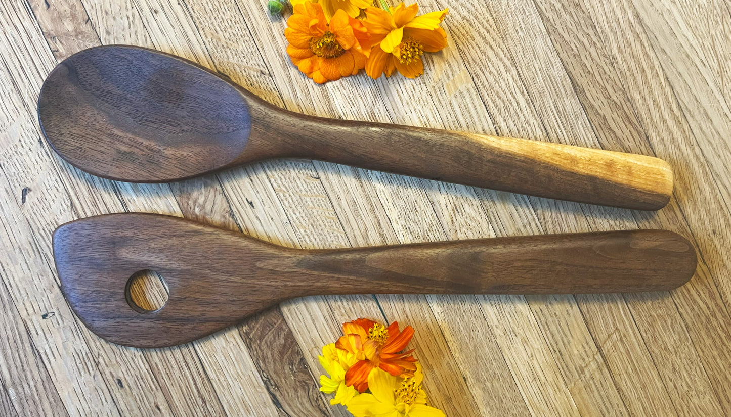 Walnut Spoon Set