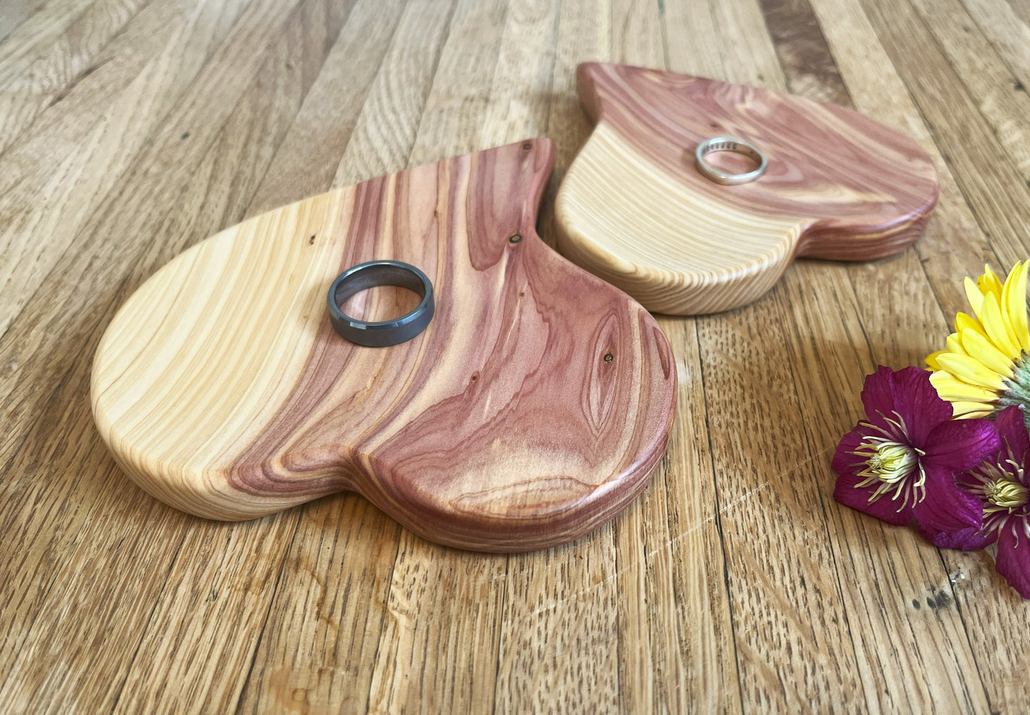 Nesting Cedar Ring Dishes