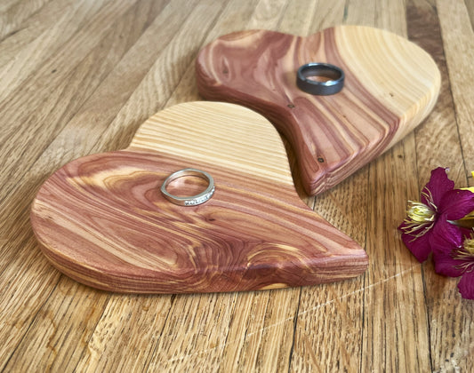 Nesting Cedar Ring Dishes