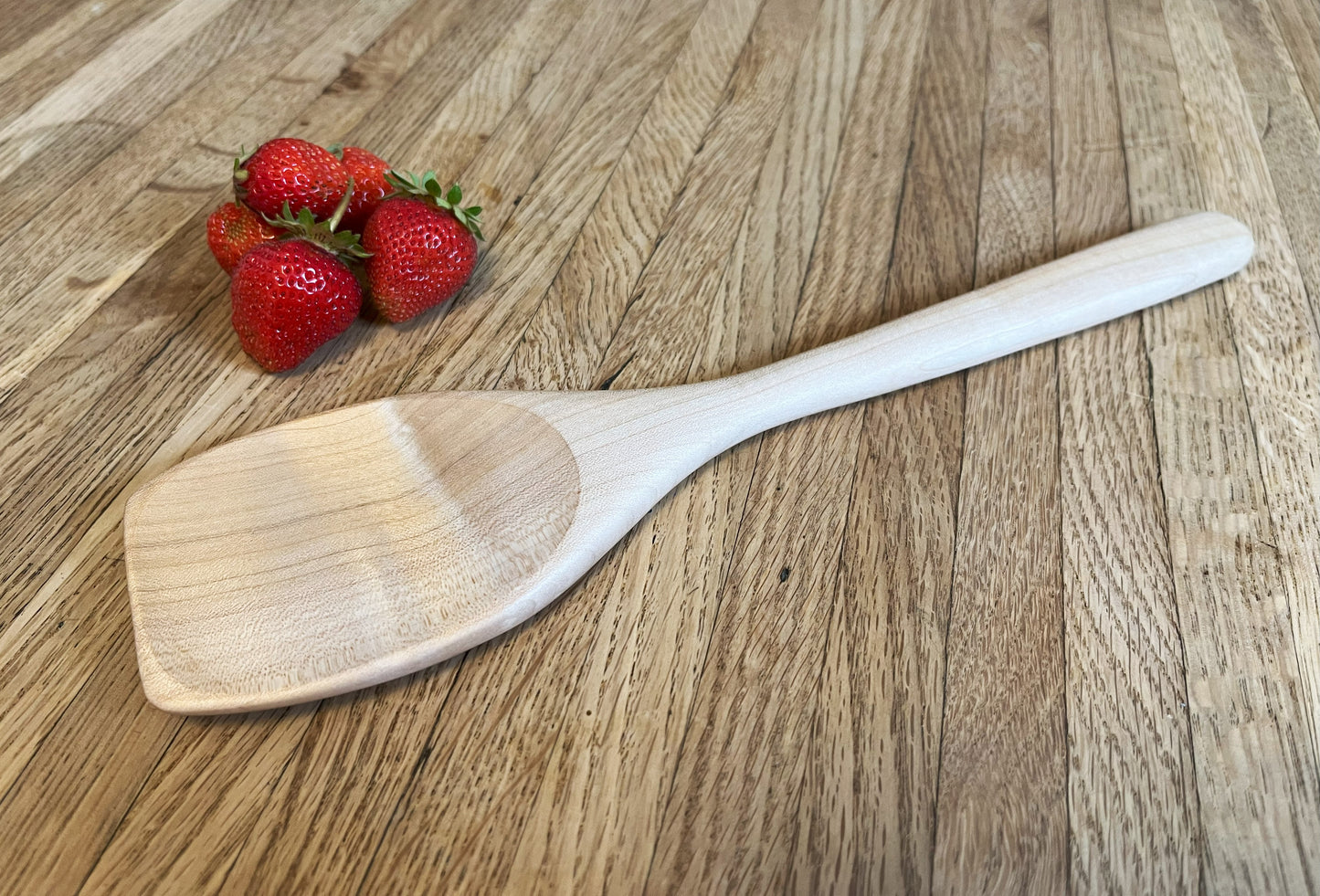Flat-edge Maple Cooking Spoon