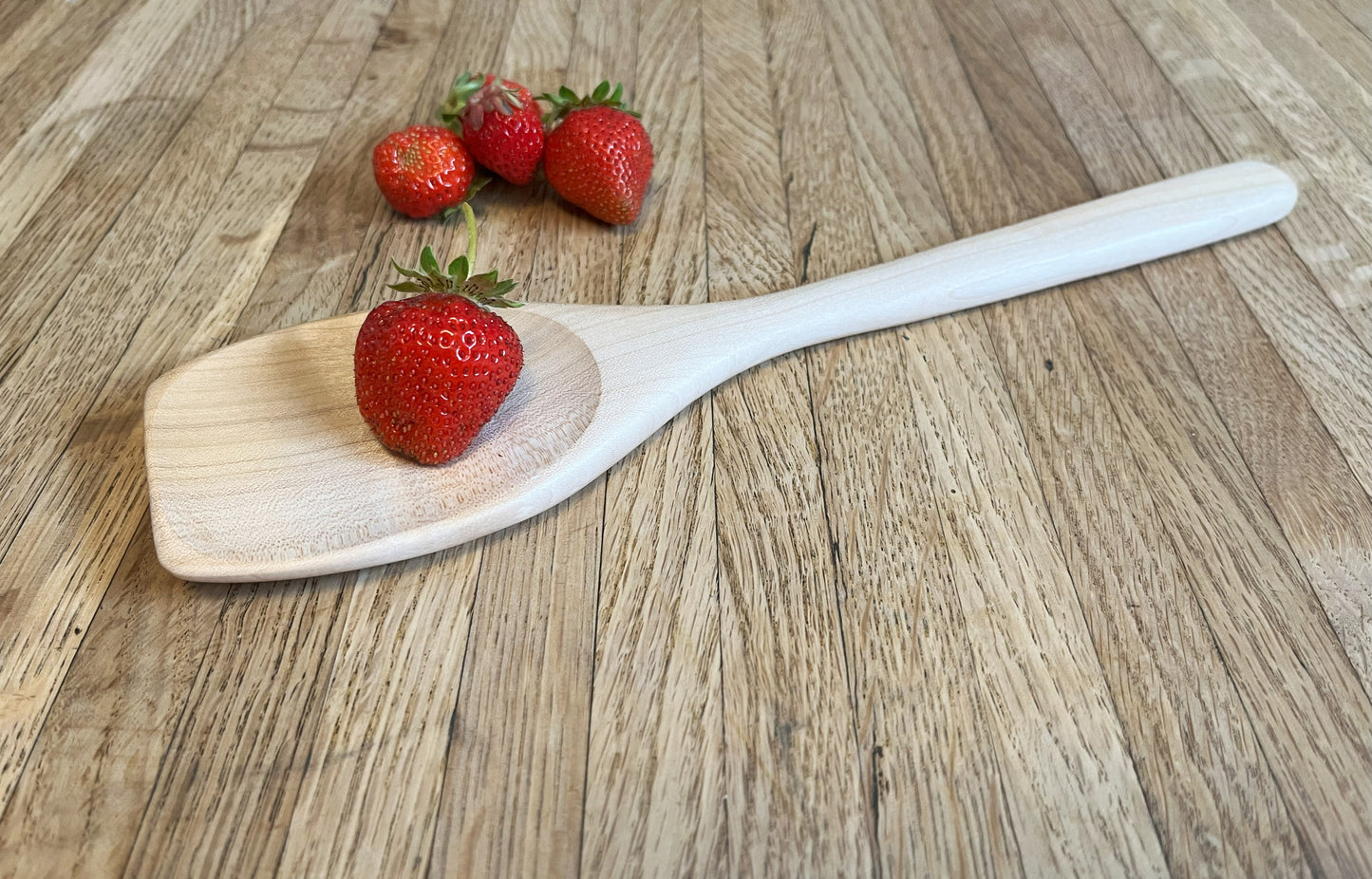 Flat-edge Maple Cooking Spoon