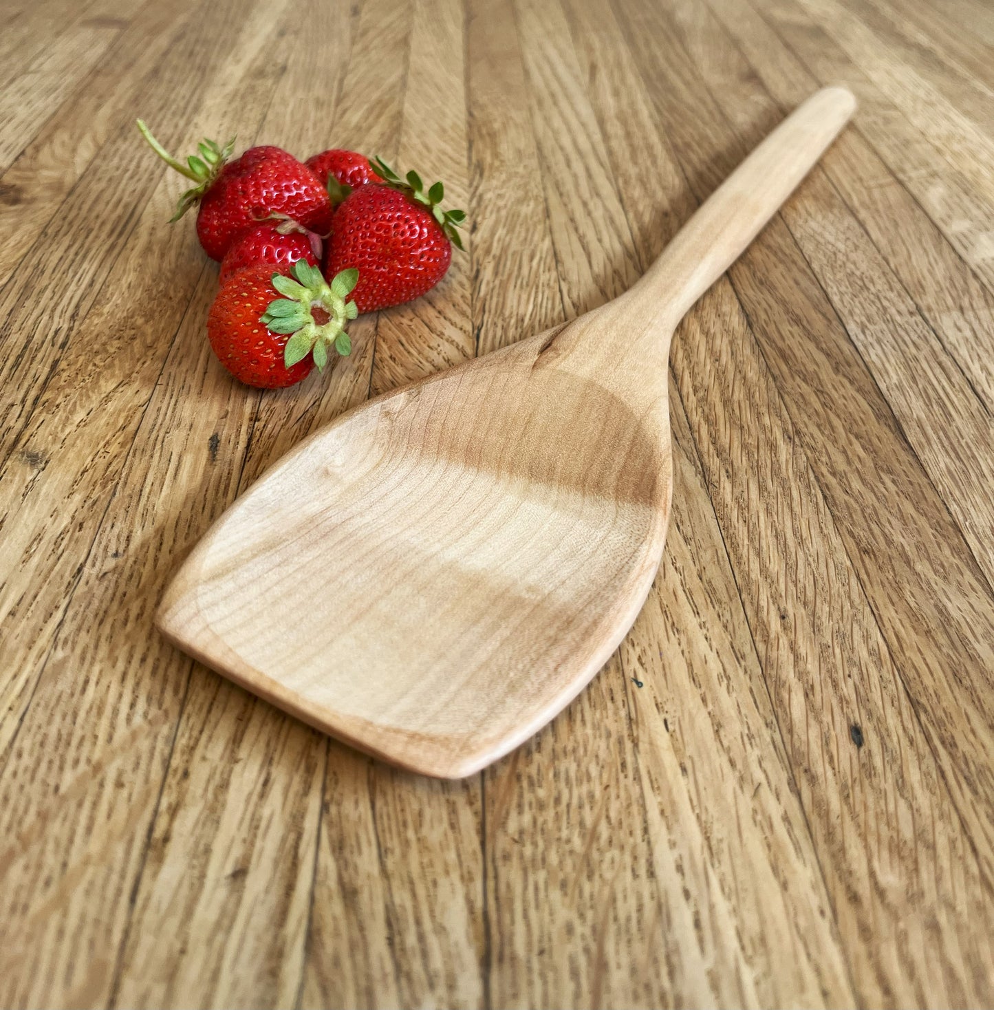 Flat-edge Maple Cooking Spoon