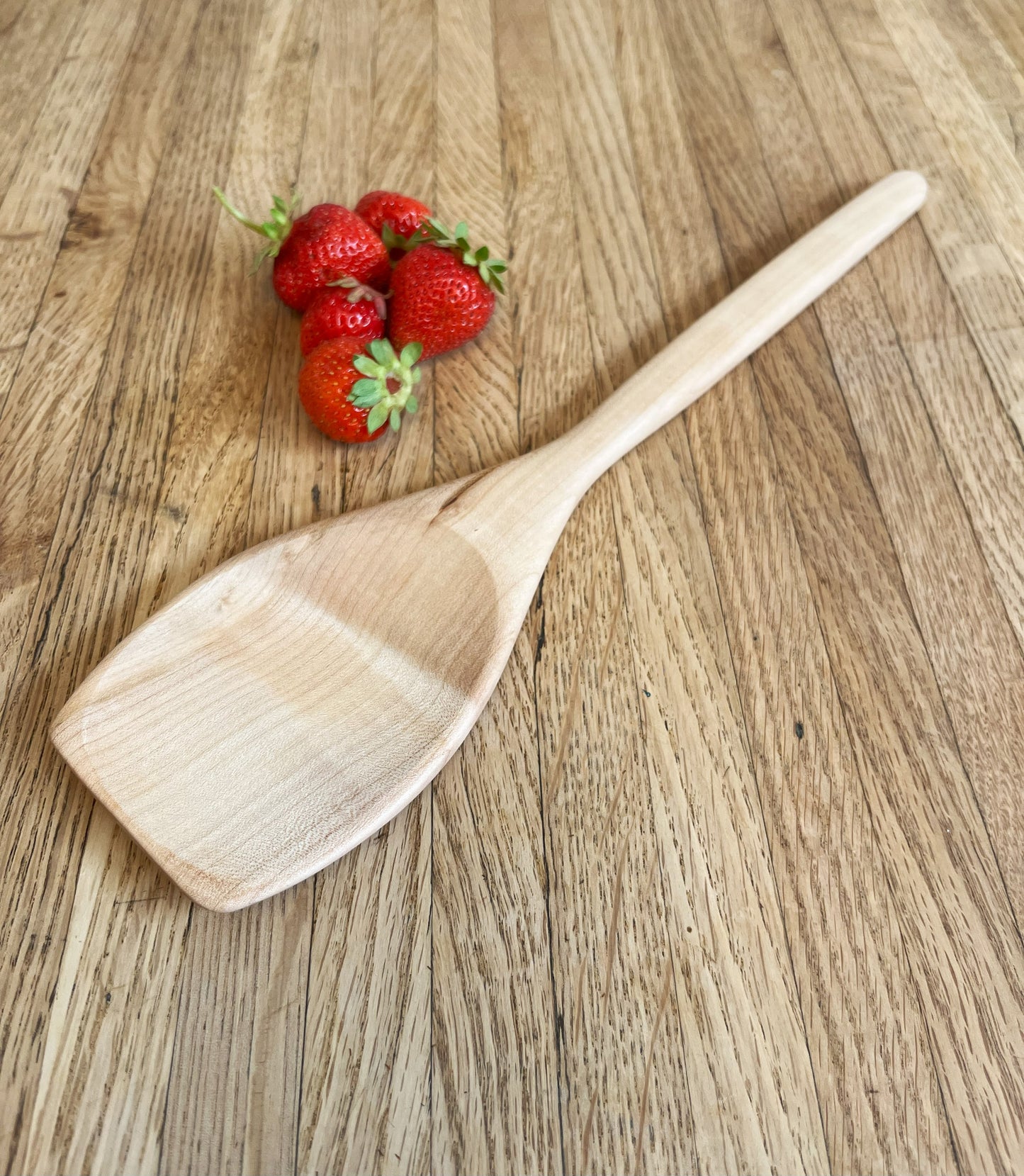 Flat-edge Maple Cooking Spoon