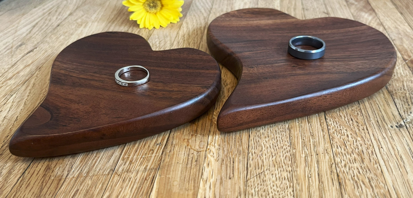 Nesting Walnut Ring Dishes