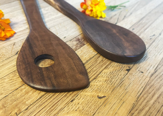 Walnut Spoon Set