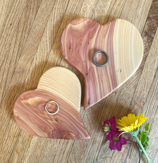Nesting Cedar Ring Dishes