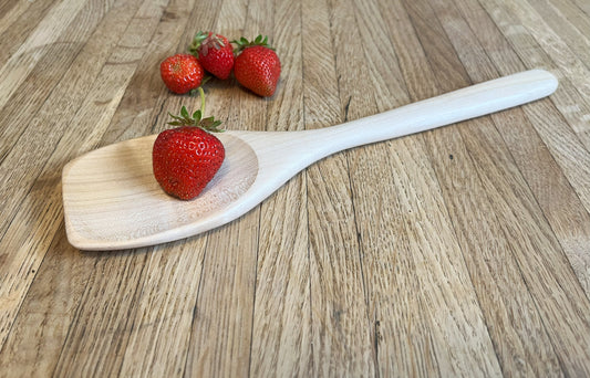 Flat-edge Maple Cooking Spoon