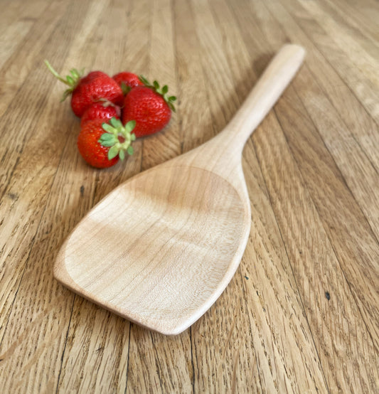 Flat-edge Maple Cooking Spoon