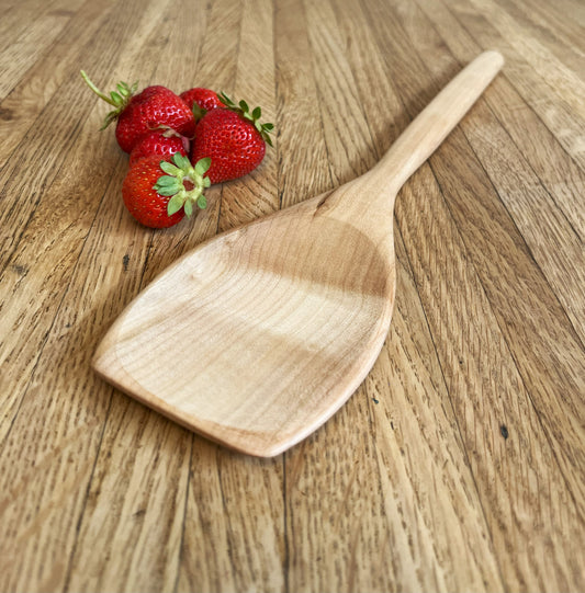 Flat-edge Maple Cooking Spoon
